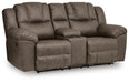 Lowilla DBL Rec Loveseat w/Console - alternate view 2