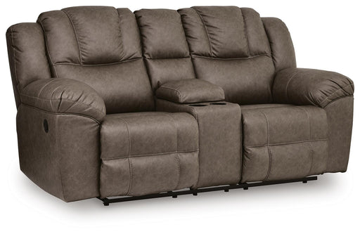 Lowilla DBL Rec Loveseat w/Console - alternate view 2