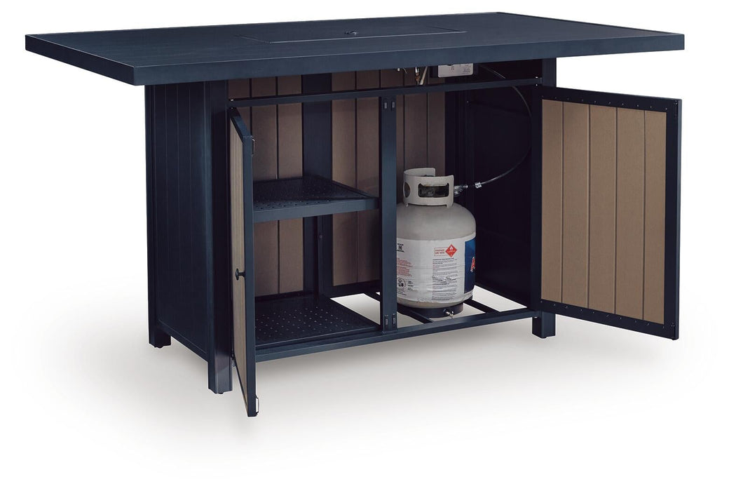 East Beach RECT Bar Table w/Fire Pit - alternate view 5