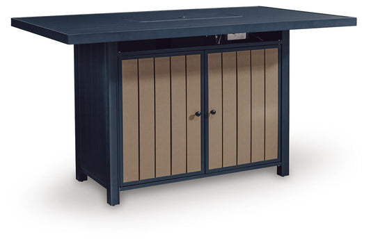 East Beach RECT Bar Table w/Fire Pit - alternate view 2