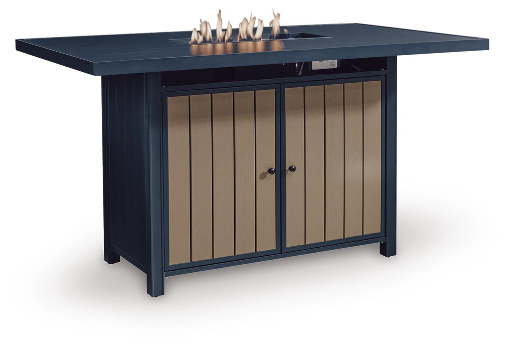 East Beach RECT Bar Table w/Fire Pit - alternate view 3