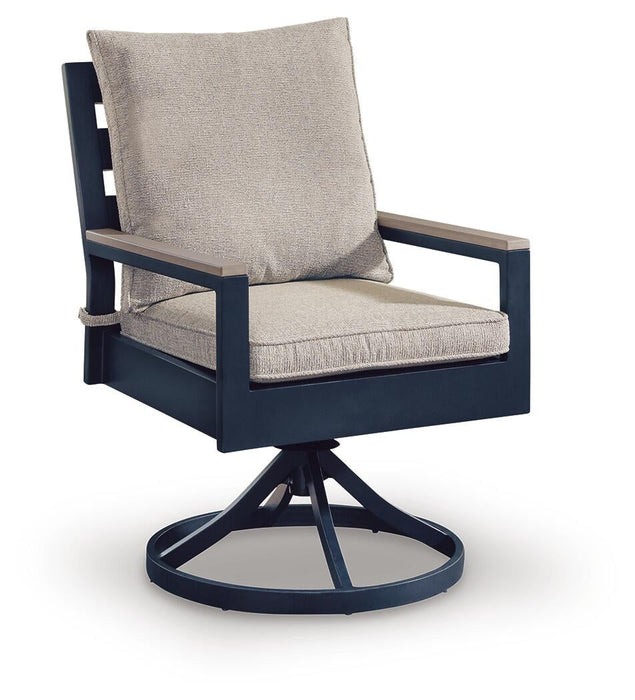 East Beach Swivel Chair w/Cushion (2/CN) - alternate view 3