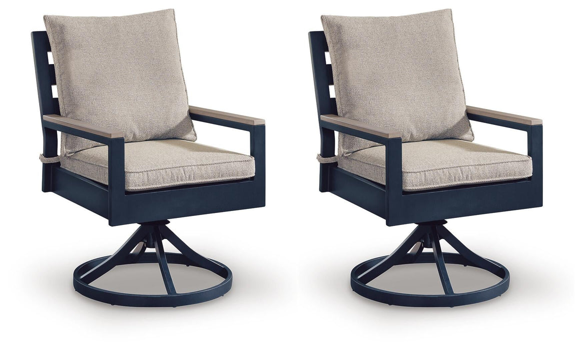 East Beach Swivel Chair w/Cushion (2/CN) - alternate view 2