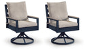 East Beach Swivel Chair w/Cushion (2/CN) - alternate view 2