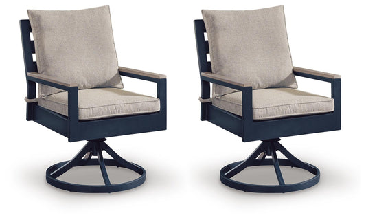 East Beach Swivel Chair w/Cushion (2/CN) - alternate view 2