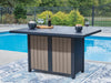 East Beach RECT Bar Table w/Fire Pit - alternate view 6