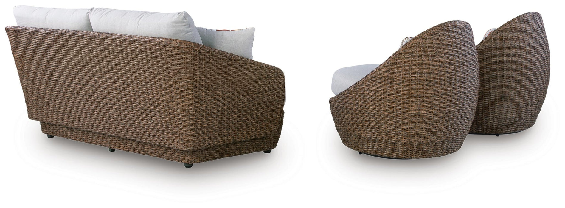 Double Point Love/Swivel Chairs Set (3/CN) - alternate view 4