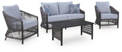 Bridges Beach Love/Chairs/Table Set (4/CN) - alternate view 2