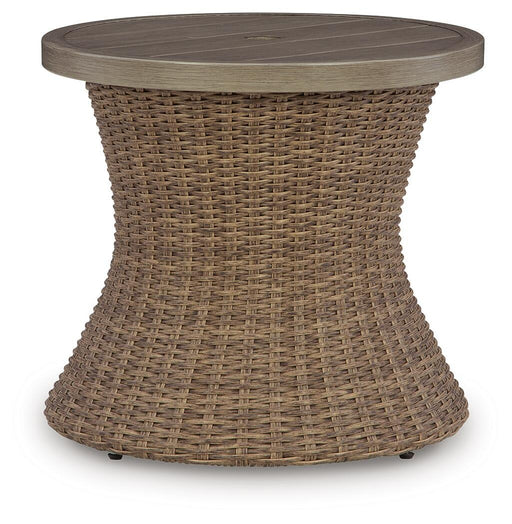 Laguna Heights Round End Table w/UMB OPT - alternate view 2