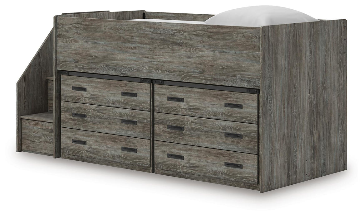 Frandern Twin Loft Bed with Drawer Storage - alternate view 2