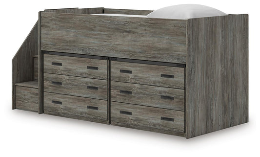 Frandern Twin Loft Bed with Drawer Storage - alternate view 2
