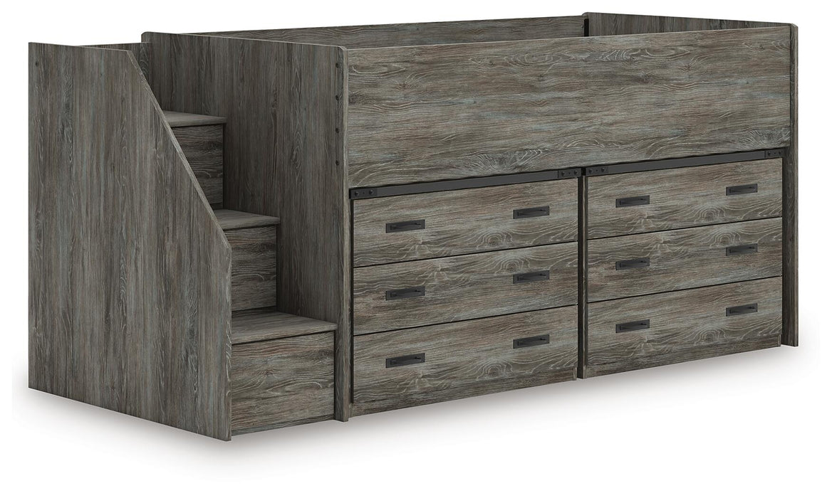 Frandern Twin Loft Bed with Drawer Storage - alternate view 3