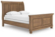Feddinger Queen Sleigh Bed - alternate view 3