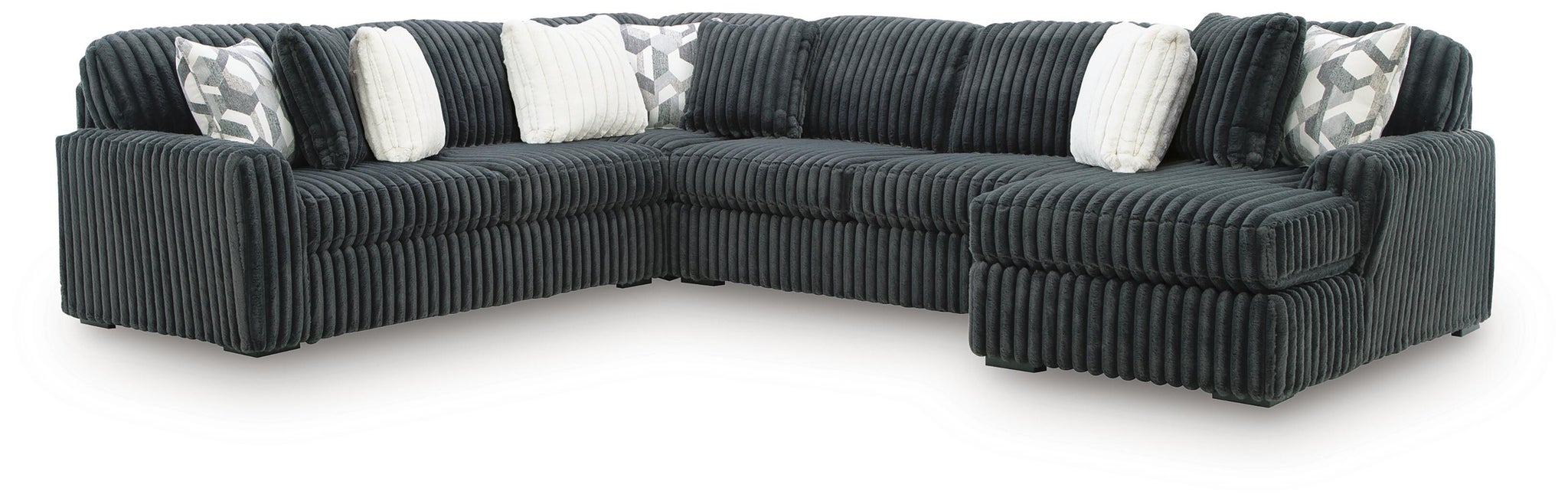 Midnight-Madness 4-Piece Sectional with Chaise - alternate view 2