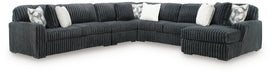 Midnight-Madness 5-Piece Sectional with Chaise