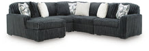 Midnight-Madness 5-Piece Sectional with Chaise - alternate view 2