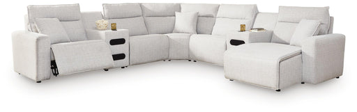 Modmax II 7-Piece Power Reclining Sectional with Chaise and Audio Consoles - alternate view 2