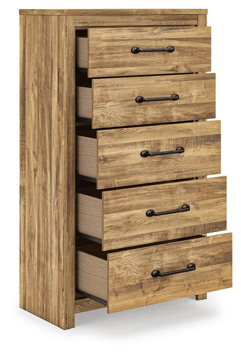 Maystonna Five Drawer Chest - alternate view 4