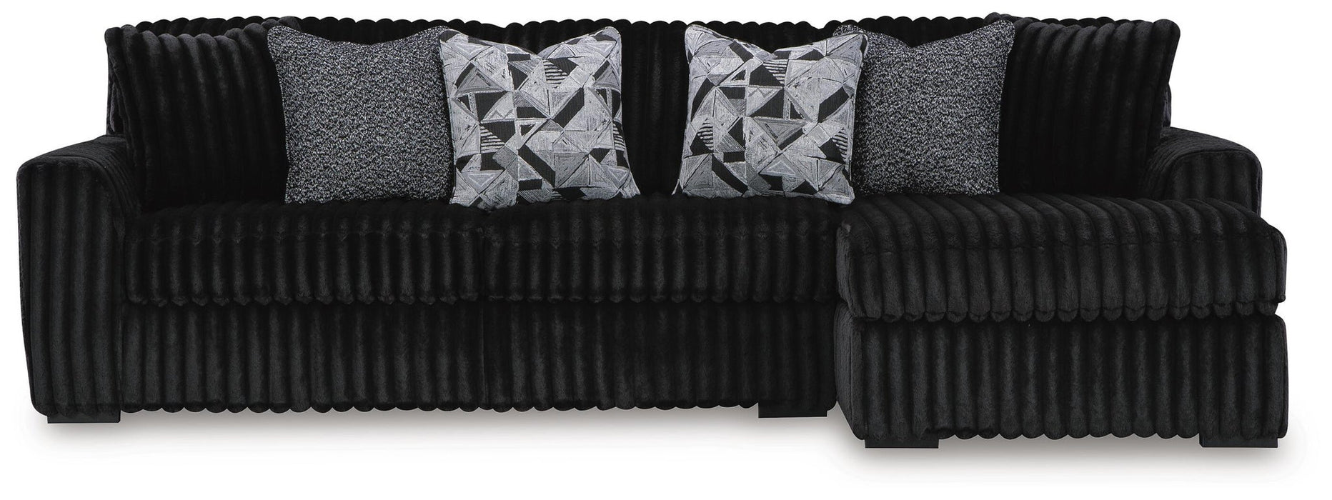 Midnight-Madness 3-Piece Sectional with Chaise - alternate view 2