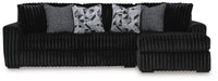 Midnight-Madness 3-Piece Sectional with Chaise - alternate view 2