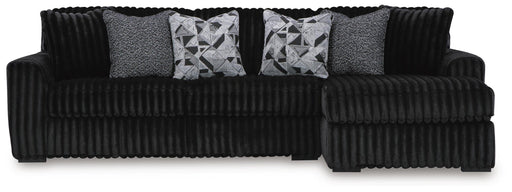 Midnight-Madness 3-Piece Sectional with Chaise - alternate view 2