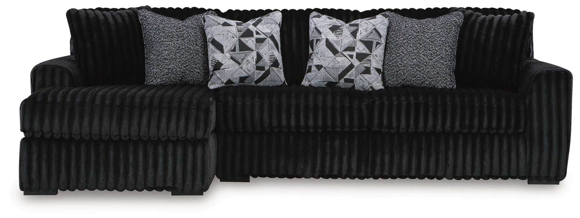 Midnight-Madness 3-Piece Sectional with Chaise - alternate view 2