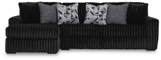 Midnight-Madness 3-Piece Sectional with Chaise - alternate view 2