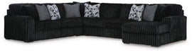 Midnight-Madness 6-Piece Sectional with Chaise - alternate view 2