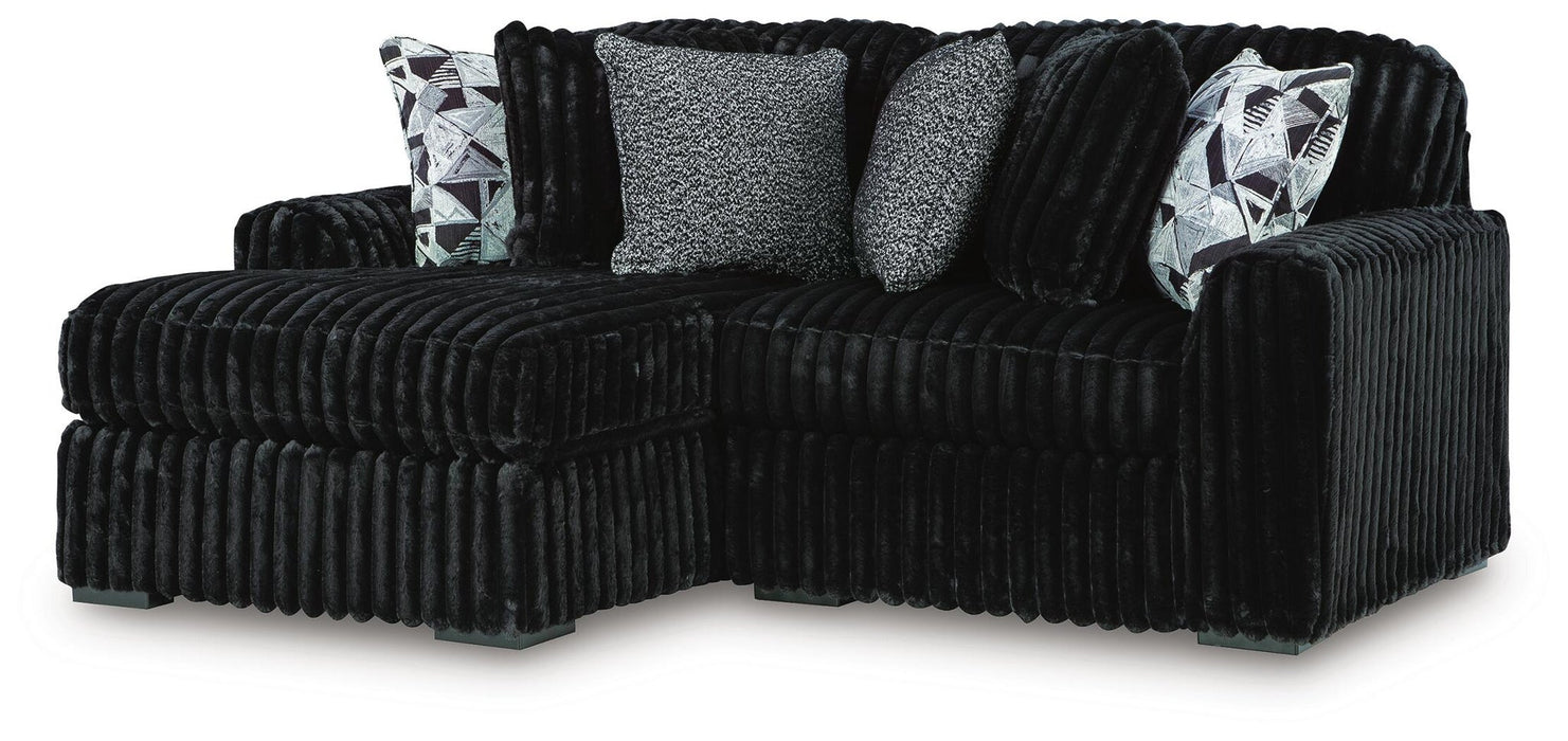 Midnight-Madness 2-Piece Sectional with Chaise - alternate view 2