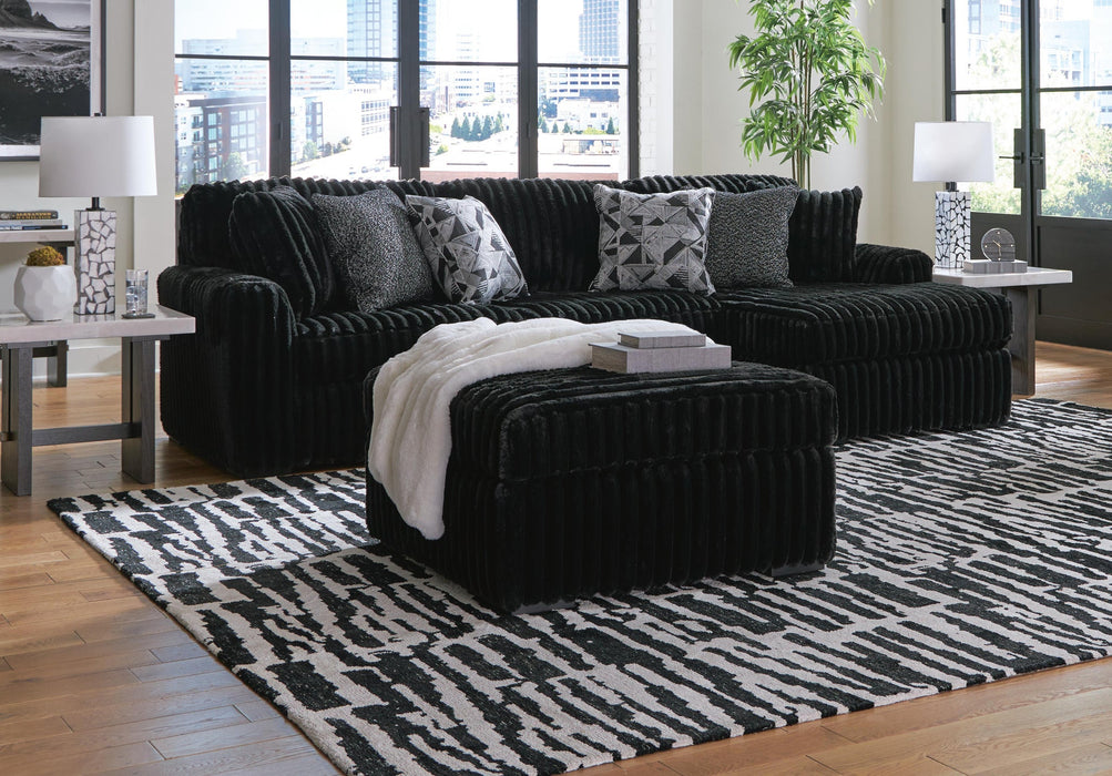 Midnight-Madness 3-Piece Sectional with Chaise - alternate view 4