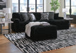 Midnight-Madness 3-Piece Sectional with Chaise - alternate view 4