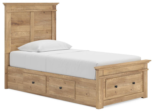 Makidern Twin Panel Storage Bed - alternate view 2