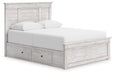 Makidern Queen Panel Storage Bed