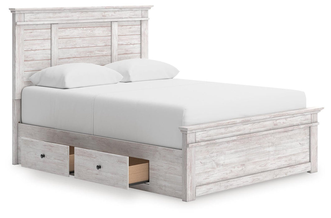 Makidern Queen Panel Storage Bed - alternate view 4