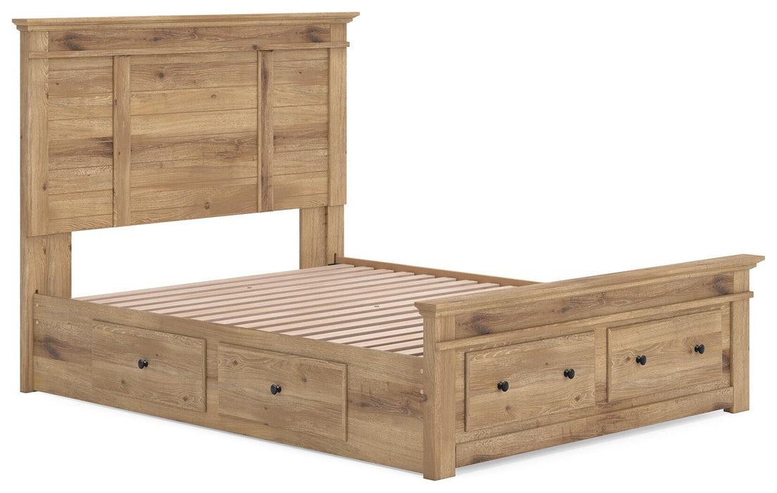 Makidern Queen Panel Storage Bed - alternate view 3