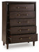 Dantenton Five Drawer Chest - alternate view 3