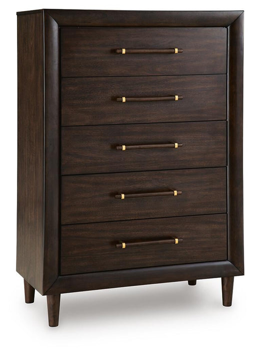 Dantenton Five Drawer Chest - alternate view 2