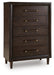 Dantenton Five Drawer Chest - alternate view 2