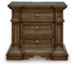 Frantanna Three Drawer Night Stand - alternate view 4