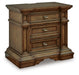 Frantanna Three Drawer Night Stand - alternate view 2