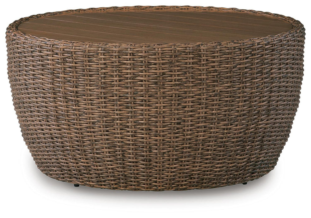 Double Point Round Cocktail Table - alternate view 2