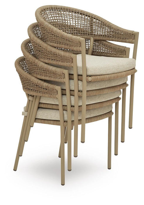 Orchard Beach Arm Chair With Cushion (4/CN) - alternate view 3