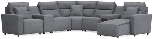 Modmax II 7-Piece Power Reclining Sectional with Chaise and Audio System