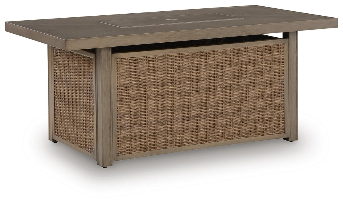 Laguna Heights Rectangular Fire Pit Table - alternate view 2
