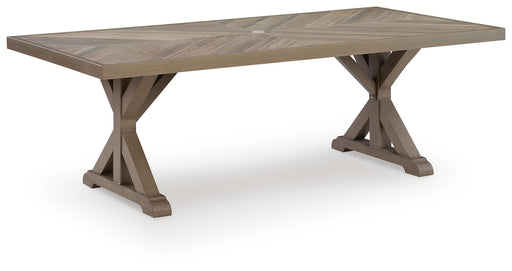 Laguna Heights RECT Dining Table w/UMB OPT - alternate view 2