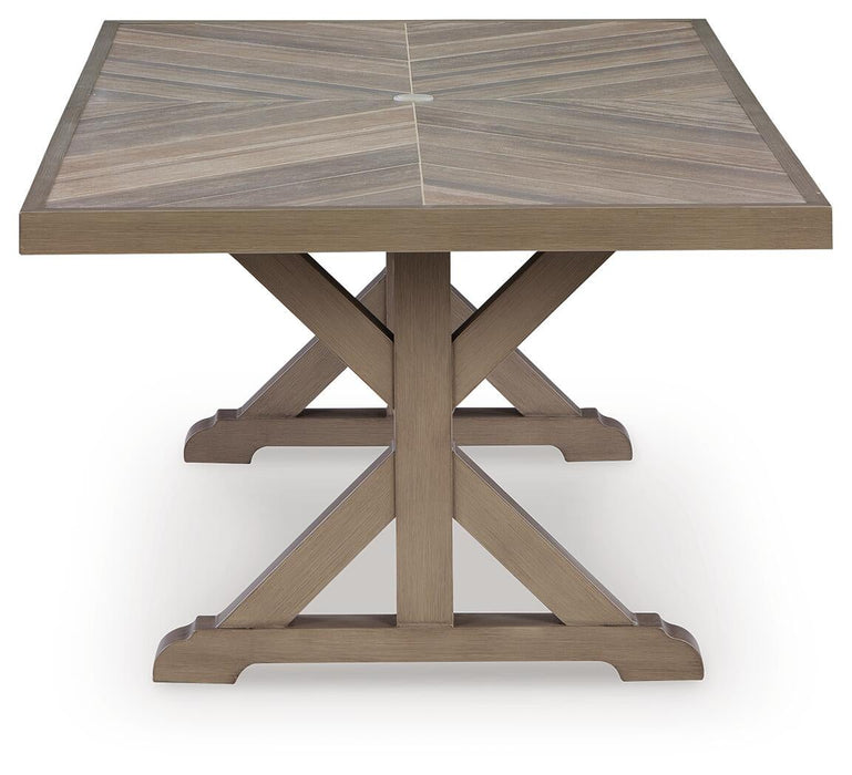 Laguna Heights RECT Dining Table w/UMB OPT - alternate view 6
