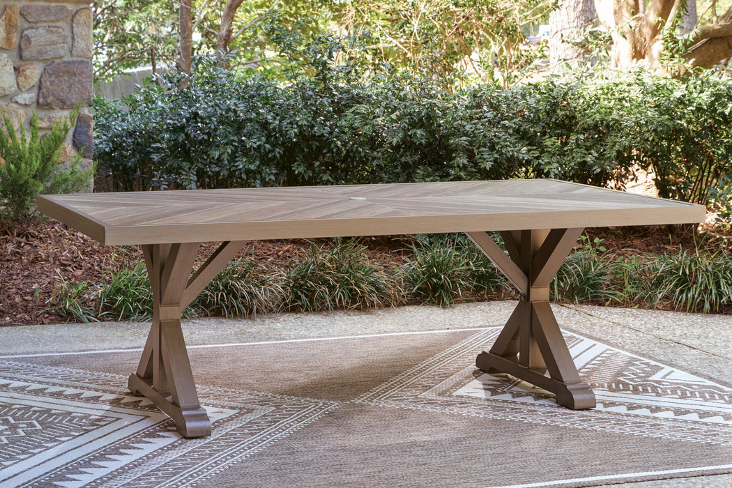 Laguna Heights RECT Dining Table w/UMB OPT - alternate view 4