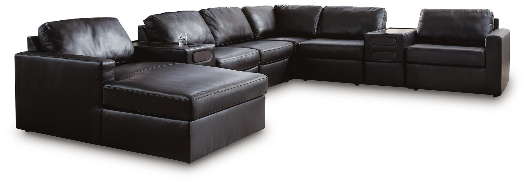 Modmax II 8-Piece Sectional with Chaise and Audio Consoles - alternate view 2