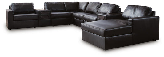 Modmax II 8-Piece Sectional with Chaise and Audio Consoles - alternate view 2
