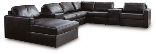 Modmax II 8-Piece Sectional with Chaise and Storage Consoles - alternate view 2